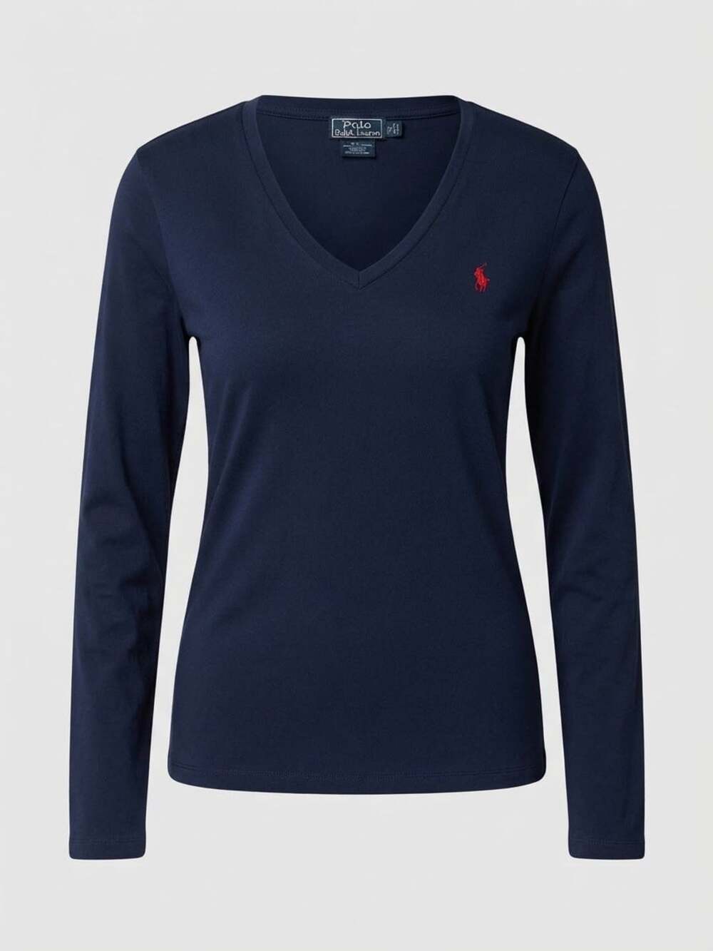 Ralph Lauren Sport Long Sleeve V-Neck Size Large Navy